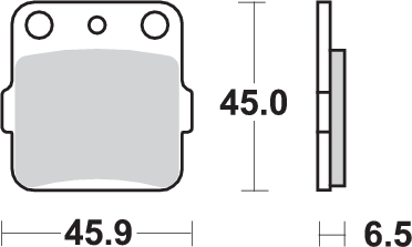 Pastilla de freno SBS P584-HF - Imagen 2