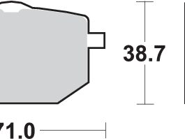 Pastilla de freno SBS P596-HF
