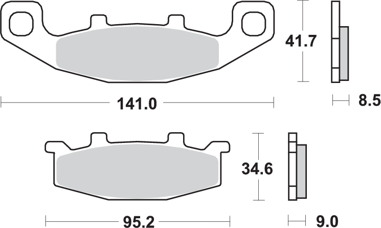 Pastilla de freno SBS P597-LS - Imagen 2