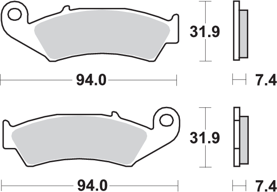 Pastilla de freno SBS P603-RSI - Imagen 2