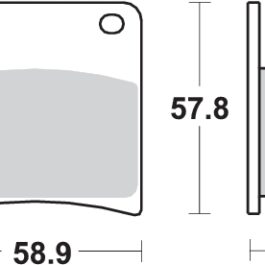 Pastilla de freno SBS P620-HS