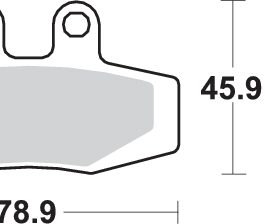 Pastilla de freno SBS P621-HF