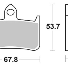 Pastilla de freno SBS P622-DC