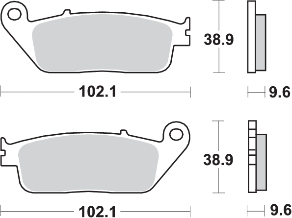 Pastilla de freno SBS P630-LS - Imagen 2