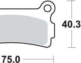 Pastilla de freno SBS P636-HF