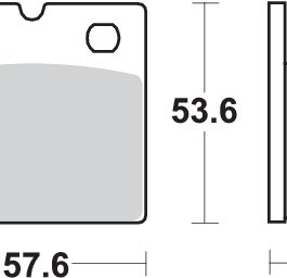 Pastilla de freno SBS P640-HF
