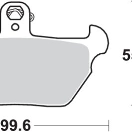 Pastilla de freno SBS P644-HF