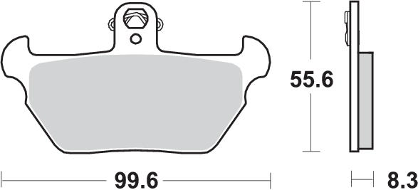 Pastilla de freno SBS P644-HS - Imagen 2