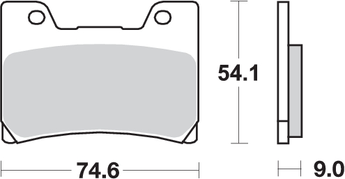 Pastilla de freno SBS P645-HS - Imagen 2