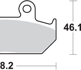 Pastilla de freno SBS P647-HF