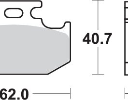 Pastilla de freno SBS P648-HF