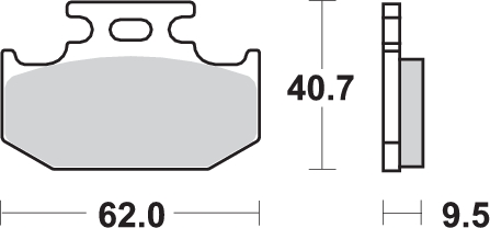 Pastilla de freno SBS P648-SI - Imagen 2