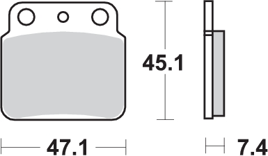 Pastilla de freno SBS P649-SI - Imagen 2