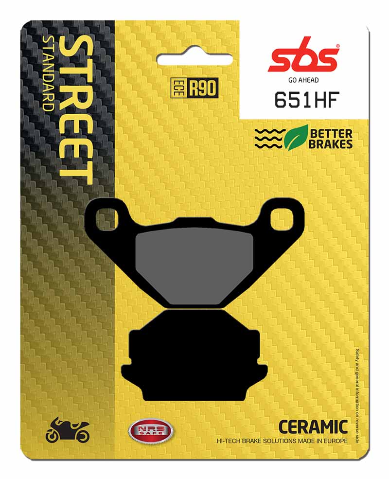 Pastilla de freno SBS P651-HF
