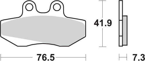 Pastilla de freno SBS P652-HF - Imagen 2