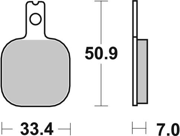 Pastilla de freno SBS P656-DC - Imagen 2
