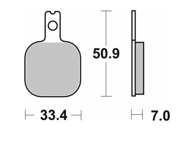 Pastilla de freno SBS P656-HF - Imagen 2