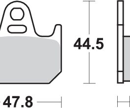 Pastilla de freno SBS P659-RQ