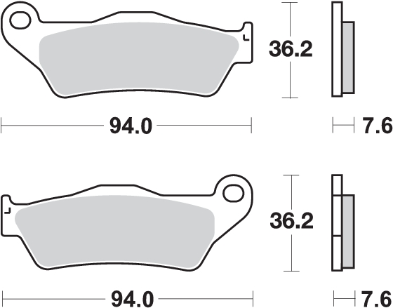 Pastilla de freno SBS P671-LS - Imagen 2