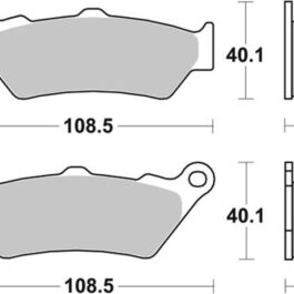Pastilla de freno SBS P674-RSI
