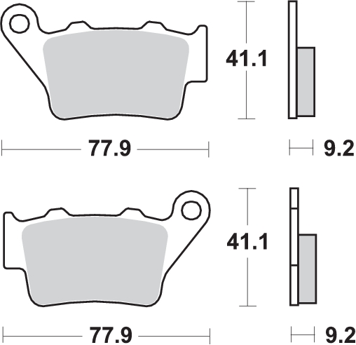 Pastilla de freno SBS P675-RSI - Imagen 2