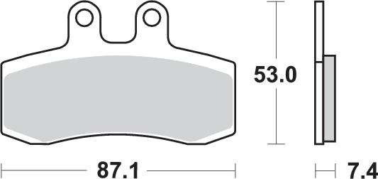 Pastilla de freno SBS P681-HF - Imagen 2