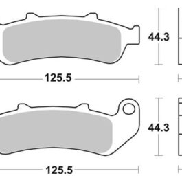 Pastilla de freno SBS P685-RQ