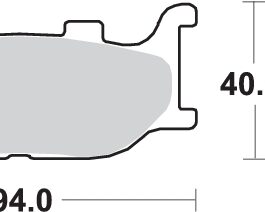 Pastilla de freno SBS P691-HS