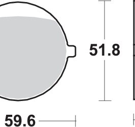 Pastilla de freno SBS P699-HF