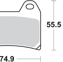 Pastilla de freno SBS P706-DC