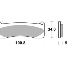 Pastilla de freno SBS P707-RQ