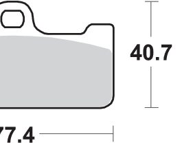 Pastilla de freno SBS P711-DC