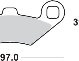 Pastilla de freno SBS P716-ATS