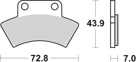 Pastilla de freno SBS P717-ATS - Imagen 2