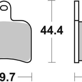 Pastilla de freno SBS P719-RST
