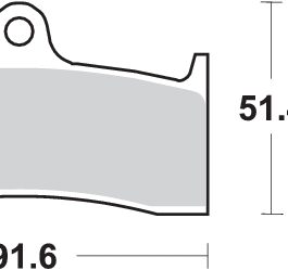 Pastilla de freno SBS P729-HS