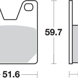 Pastilla de freno SBS P733-LS