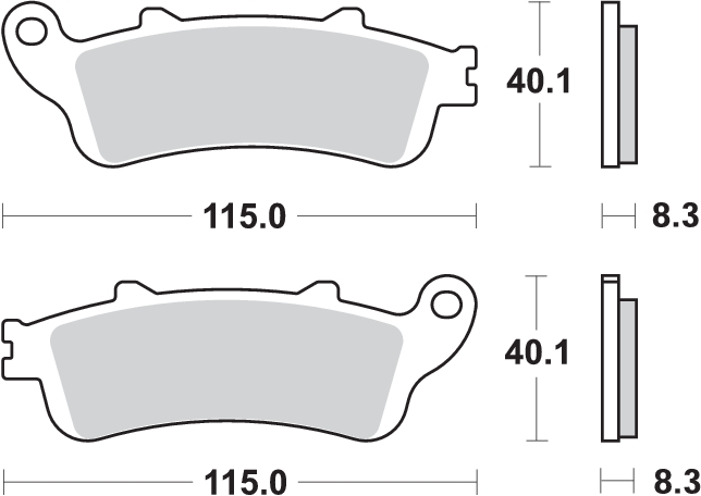 Pastilla de freno SBS P735-HS - Imagen 2
