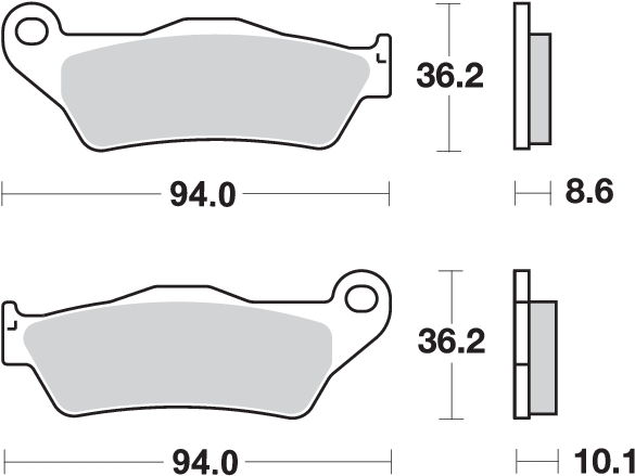 Pastilla de freno SBS P742-LS - Imagen 2