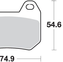 Pastilla de freno SBS P746-HF
