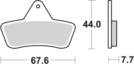 Pastilla de freno SBS P758-ATS - Imagen 2