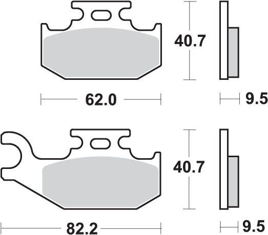 Pastilla de freno SBS P767-RSI - Imagen 2