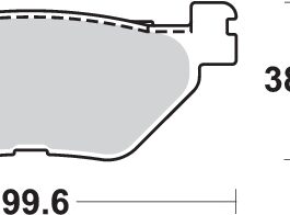 Pastilla de freno SBS P769-LS