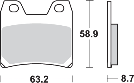 Pastilla de freno SBS P770-LS - Imagen 2