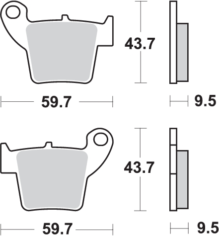 Pastilla de freno SBS P777-RSI - Imagen 2