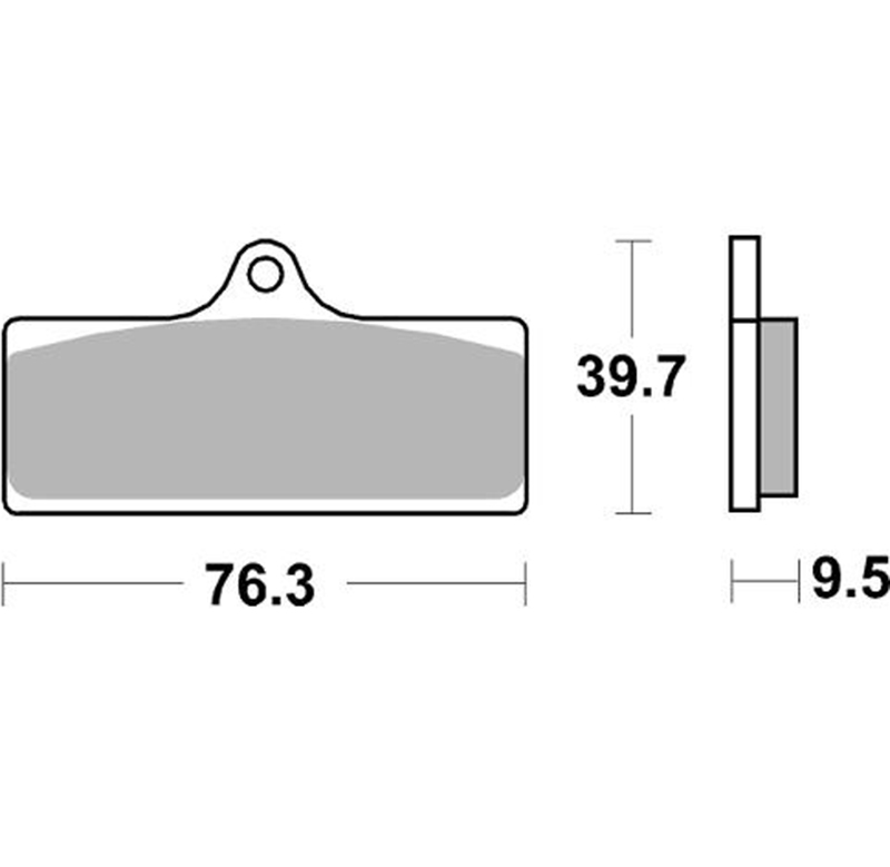 Pastilla de freno SBS P785-DC - Imagen 2