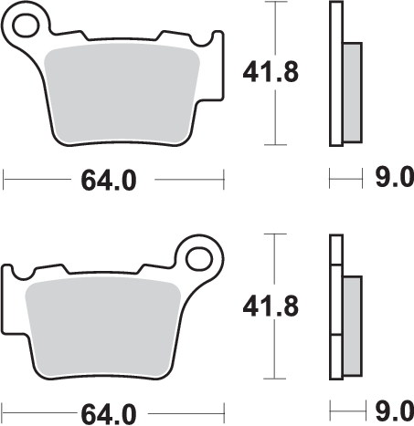 Pastilla de freno SBS P791-HF - Imagen 2