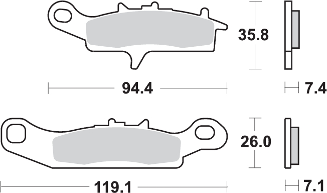 Pastilla de freno SBS P798-RSI - Imagen 2
