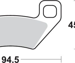 Pastilla de freno SBS P822-ATS