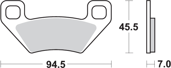 Pastilla de freno SBS P822-ATS - Imagen 2